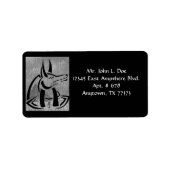 アヌビス住所 シール (正面)