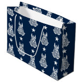 アヌビス古代エジプト ラージペーパーバッグ (正面アングル)