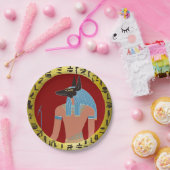 アヌビス，エジプト神 ペーパープレート (パーティー)