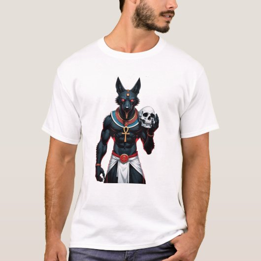 アヌビス - 地獄の守護者 Tシャツ (正面)
