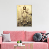 アヌンナキキャンバスDMTスピリチュアルグラフィティエンリエンキ キャンバスプリント (インサイチュ (リビング))