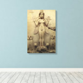 アヌンナキキャンバスDMTスピリチュアルグラフィティエンリエンキ キャンバスプリント (インサイチュ (ウッドフロア))