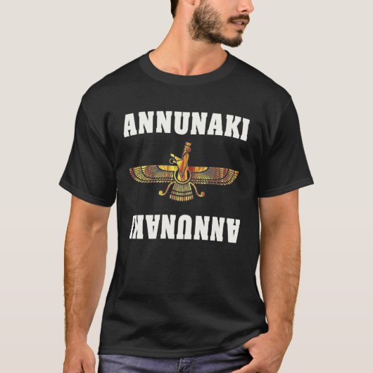 アヌンナキヒドゥンプラネットXエイリアン地球協議会シンボル Tシャツ (正面)