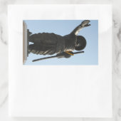 アヌ素晴らしヴォン王…ラオス・ビエンチャン 長方形シール (バッグ)