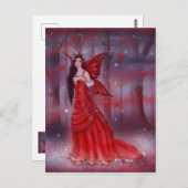 アネイラバレンタイン妖精ハガキbyルネ ポストカード (正面/裏面)