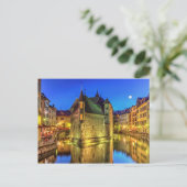 アネシー旧市街のパレ・デ・リル刑務所と運河 ポストカード (スタンド正面)