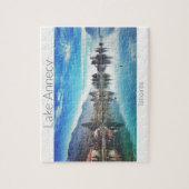 アネシー湖，タロワール – Haute-Savoie ジグソーパズル (縦)