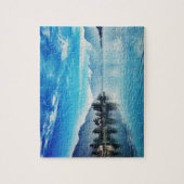 アネシー湖,タロワール – Haute-Savoie ジグソーパズル (縦)