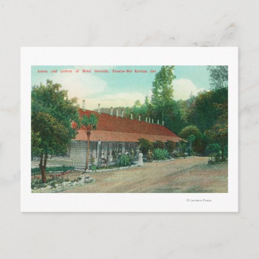 アネックスとホテルグラウンドの外観 ポストカード (正面)