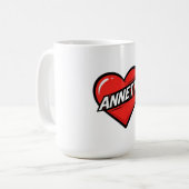 アネットを愛して コーヒーマグカップ (正面左)