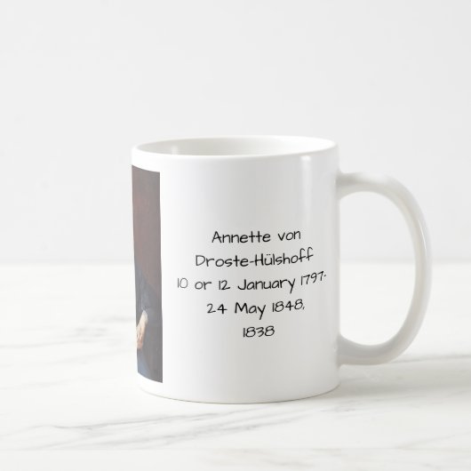 アネットフォンDroste-Hulshoff 1838年 コーヒーマグカップ (右)