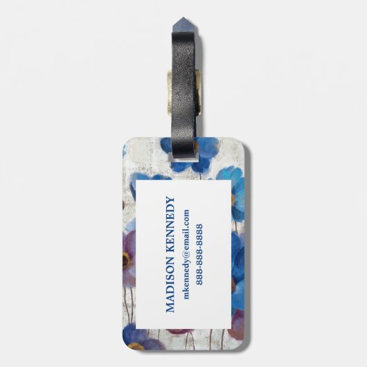 アネモはっきりしたネス ラゲッジタグ (裏面縦)