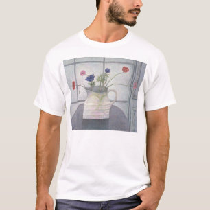 アネモネおよびケシの2008年の水差しはまだ開花します Tシャツ