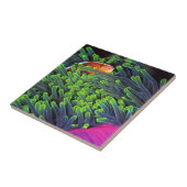 アネモネに隠れる魚，モザンビーク2 タイル (側面)