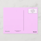 アネモネのはがき ポストカード (裏面)