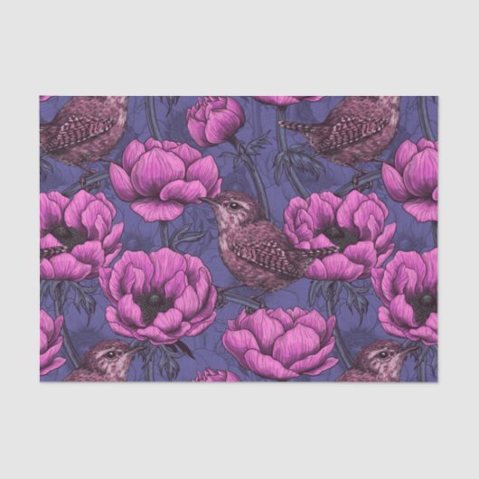 アネモネの庭にあるレンチ 薄葉紙 (正面)