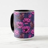 アネモネの庭のレンズ マグカップ (正面左)