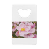 アネモネの日本の花 クレジットカード栓抜き (裏面)