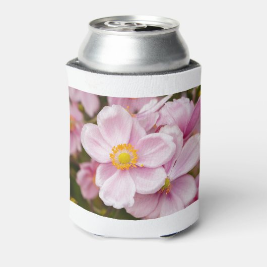 アネモネの日本の花 缶クーラー (缶裏面)
