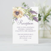 アネモネの緑 | フローラパープルボホ披露宴 エンクロージャーカード (スタンド正面)