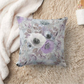 アネモネの繊細な花束。 クッション (ブランケット)