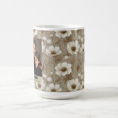 アネモネの花のステップダッドの記念品 モーフィングマグカップ (中央)