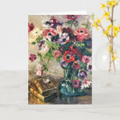 アネモネの花束 | ルセボヤール カード (黄色い花)