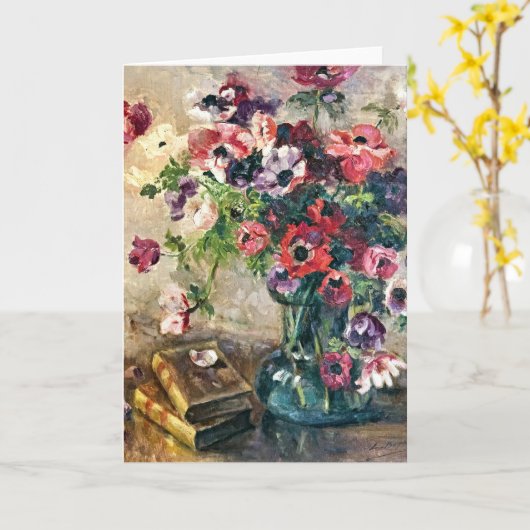 アネモネの花束 | ルセボヤール カード (黄色い花)