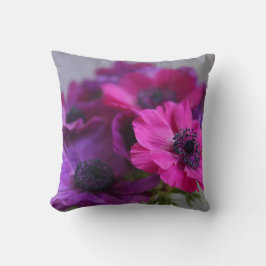 アネモネの装飾用クッション クッション