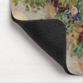 アネモネの運命のギフトが付いているクロード・モネの静物画 マウスパッド (コーナー)
