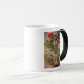 アネモネの運命のギフトが付いているクロード・モネの静物画 モーフィングマグカップ (正面右)
