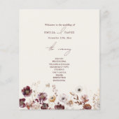 アネモネエレガントブルグンディ結婚ズ (正面)