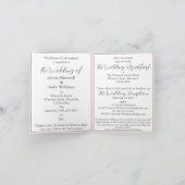 アネモネオン淡い色のバラ折り畳み招待状 招待状 (内部)