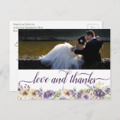 アネモネグリーナリーガーデンフローラボホラブ感謝してい ポストカード (正面/裏面)