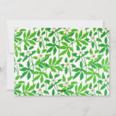 アネモネグリーンファミリーフォトハッピーイースター シーズンカード (裏面)