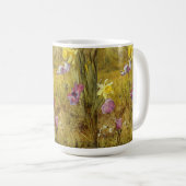 アネモネスとダフォジルスのアメリカ人画家ヘンリー・ニューマ コーヒーマグカップ (正面右)