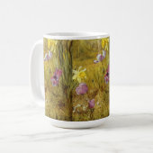 アネモネスとダフォジルスのアメリカ人画家ヘンリー・ニューマ コーヒーマグカップ (正面左)