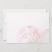 アネモネス、ラヌンクルス、リボン 招待状 (裏面)