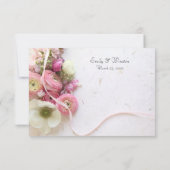 アネモネス、ランヌカルス、リボン 招待状 (裏面)