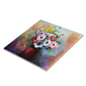 アネモネス、有絵画名、オディロン・レドン タイル (側面)