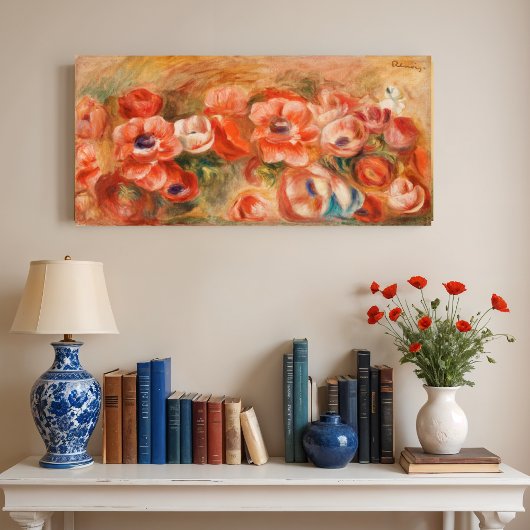 アネモネス(2)オーガスト・ルノアール ポスター