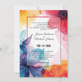 アネモネ素晴らしドリームスケープ結婚式招待状 招待状 (正面)