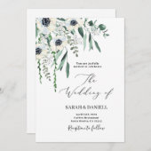 アネモネ結婚の 招待状 (正面/裏面)