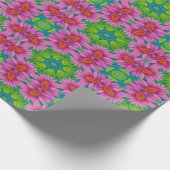 アネモネ花抽象芸術柄No1 ラッピングペーパー (角)
