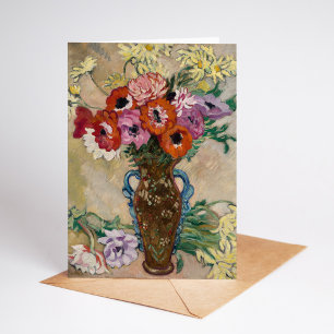 アネモネ飾の入った花瓶 Louis Valtat カード
