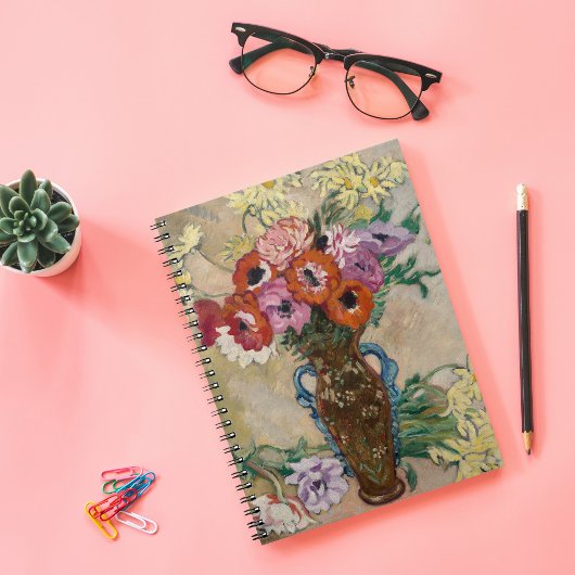 アネモネ飾の入った花瓶 | Louis Valtat ノートブック