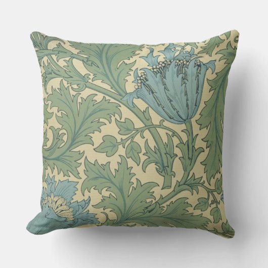 「アネモネ」のデザイン(織物) クッション (正面)