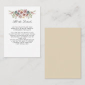 アネモネ ブラッシュ ニュートラル ウェディング 詳細案内 エンクロージャーカード (正面/裏面)