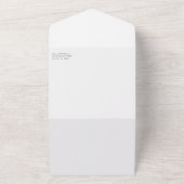 アネモネ ブーケ ウェディング オールインワン 招待状 (外側)