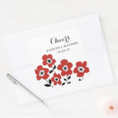 アネモモダンネ | 結婚s スクエアシール (封筒)